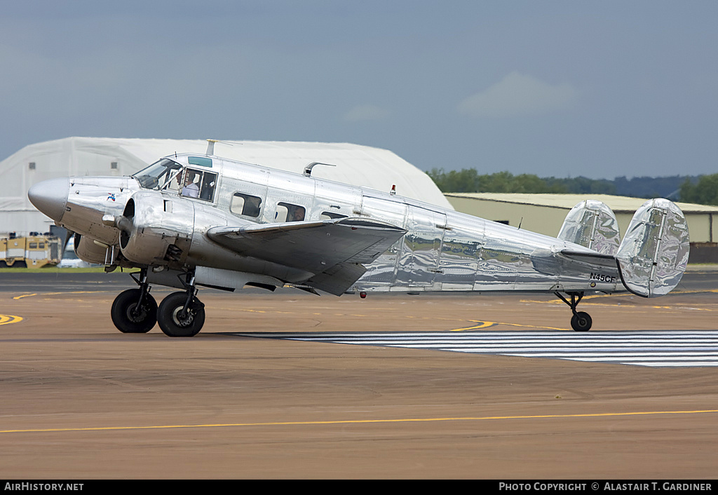 Aircraft Photo of N45CF | Beech G18S | AirHistory.net #74110