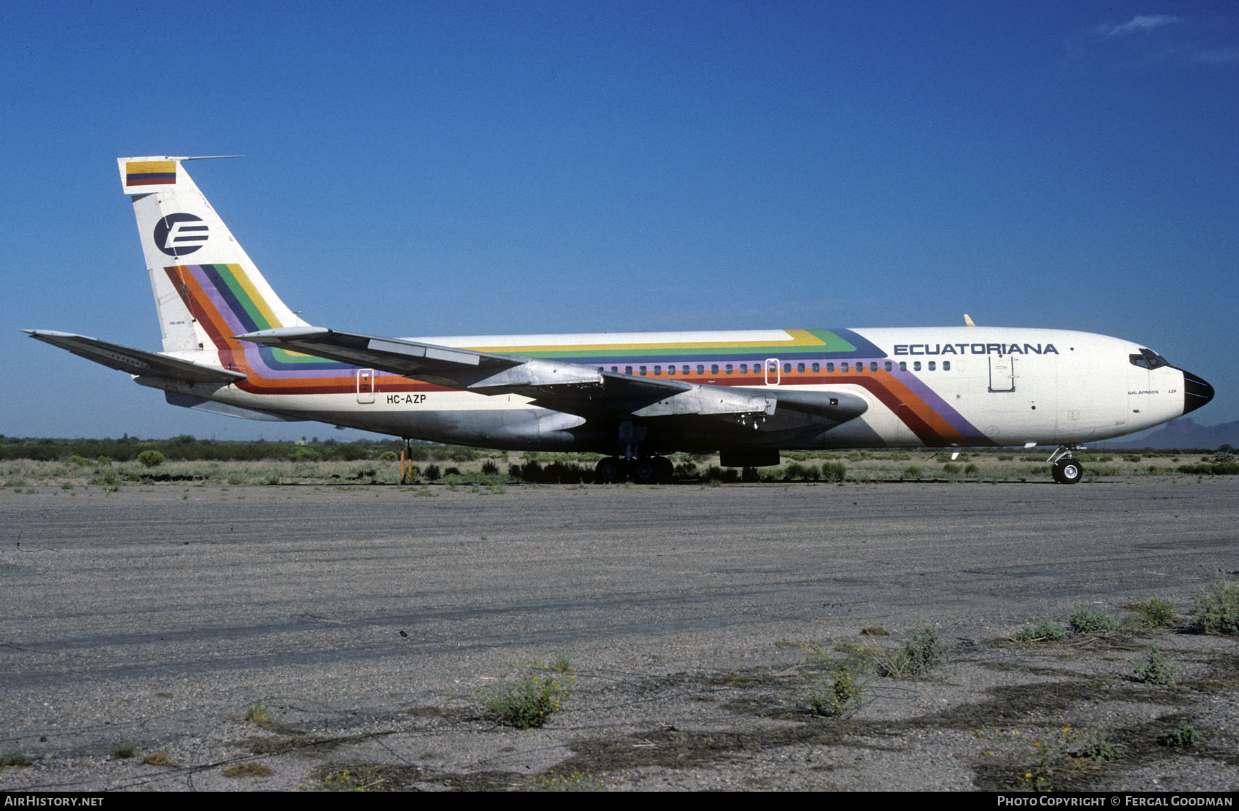 Aircraft Photo of HC-AZP | Boeing 720-023B | Ecuatoriana | AirHistory.net #74119