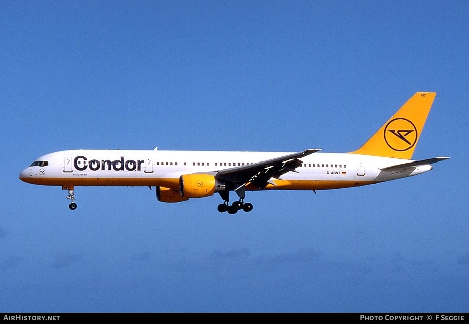 Aircraft Photo of D-ABNT | Boeing 757-230 | Condor Flugdienst | AirHistory.net #74139