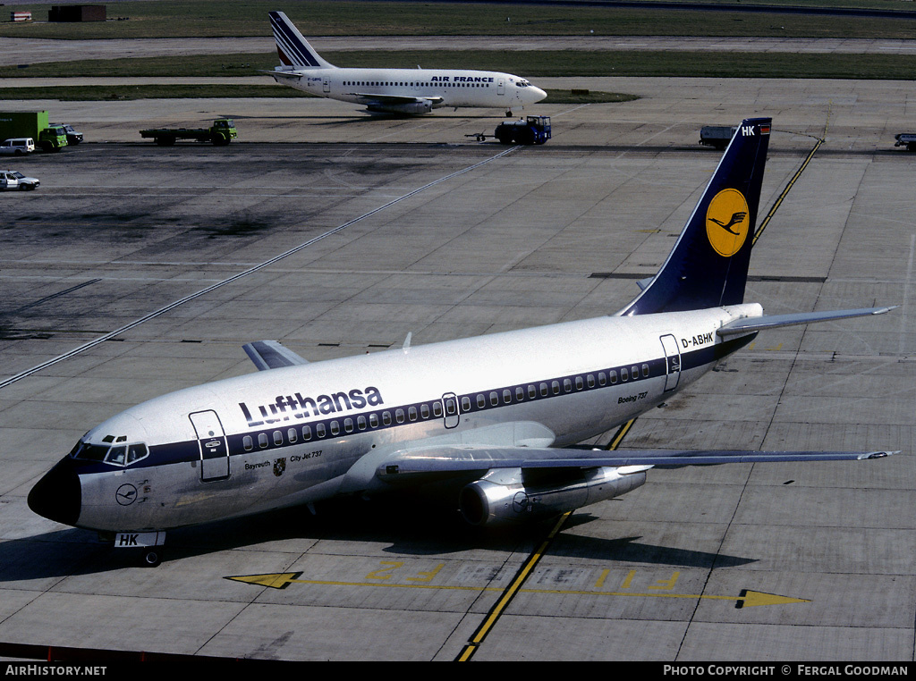 Aircraft Photo of D-ABHK | Boeing 737-230/Adv | Lufthansa | AirHistory.net #74161