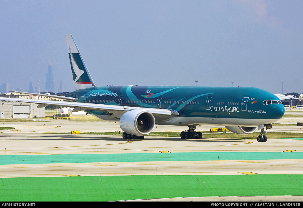 Aircraft Photo of B-KPF | Boeing 777-367/ER | Cathay Pacific Airways | AirHistory.net #74165