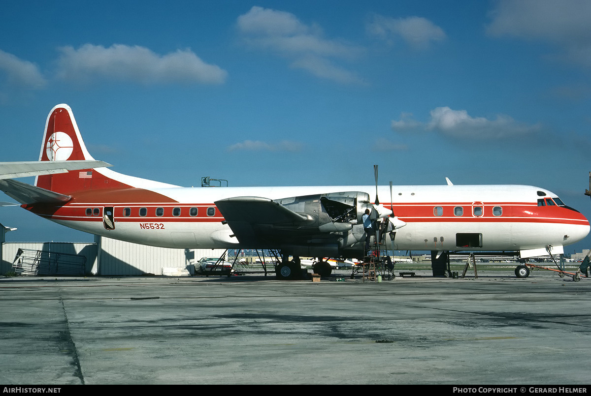 Aircraft Photo of N5532 | Lockheed L-188A Electra | Galaxy Airlines | AirHistory.net #74169
