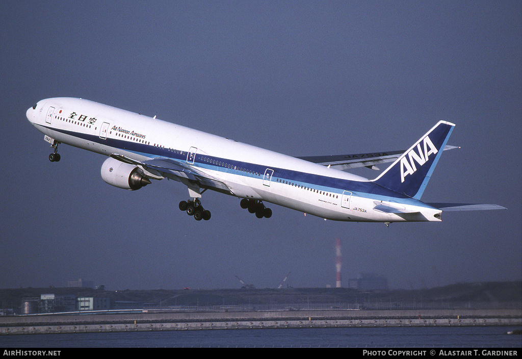 Aircraft Photo of JA753A | Boeing 777-381 | All Nippon Airways - ANA | AirHistory.net #74179