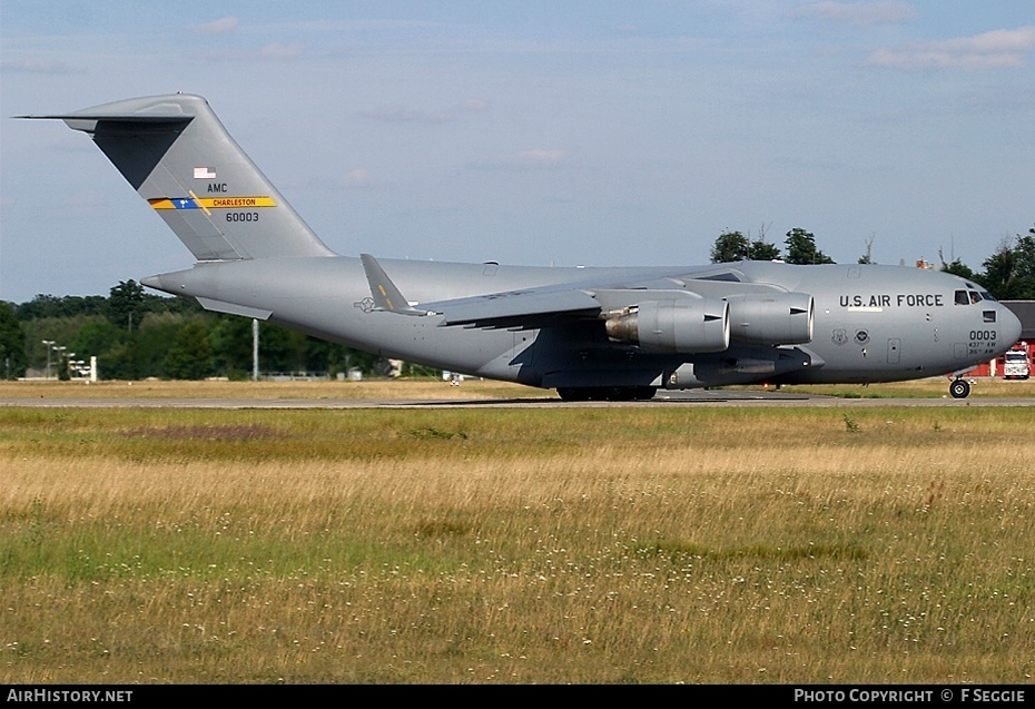 Aircraft Photo of 96-0003 / 60003 | McDonnell Douglas C-17A Globemaster III | USA - Air Force | AirHistory.net #74185