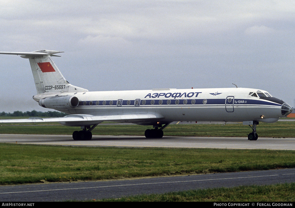 Aircraft Photo of CCCP-65697 | Tupolev Tu-134A-3 | Aeroflot | AirHistory.net #74188