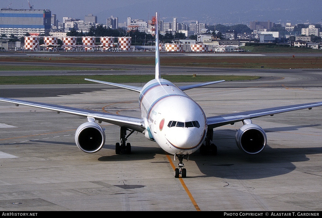 Aircraft Photo of JA8978 | Boeing 777-289 | Japan Air System - JAS | AirHistory.net #74206