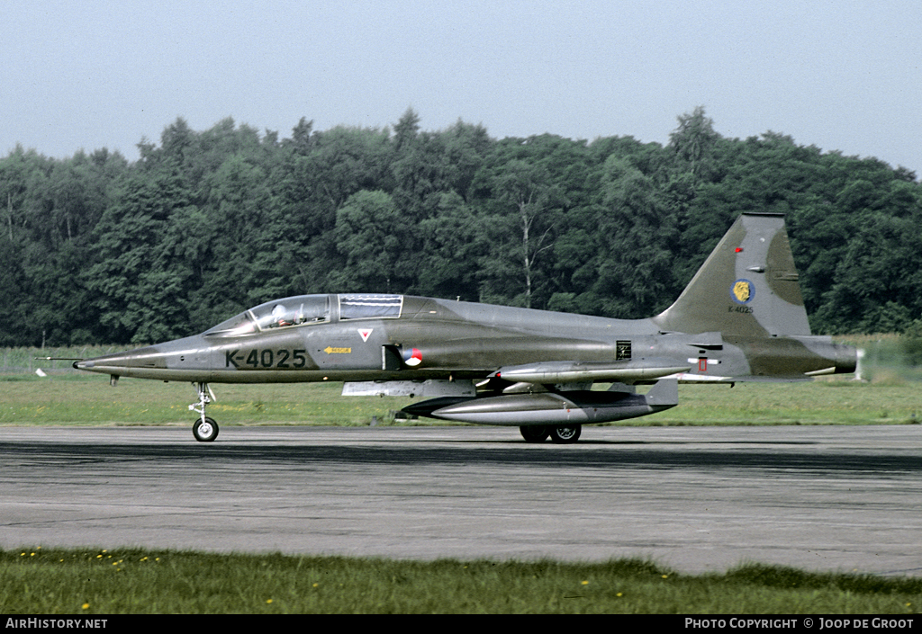 Aircraft Photo of K-4025 | Canadair NF-5B | Netherlands - Air Force | AirHistory.net #74214
