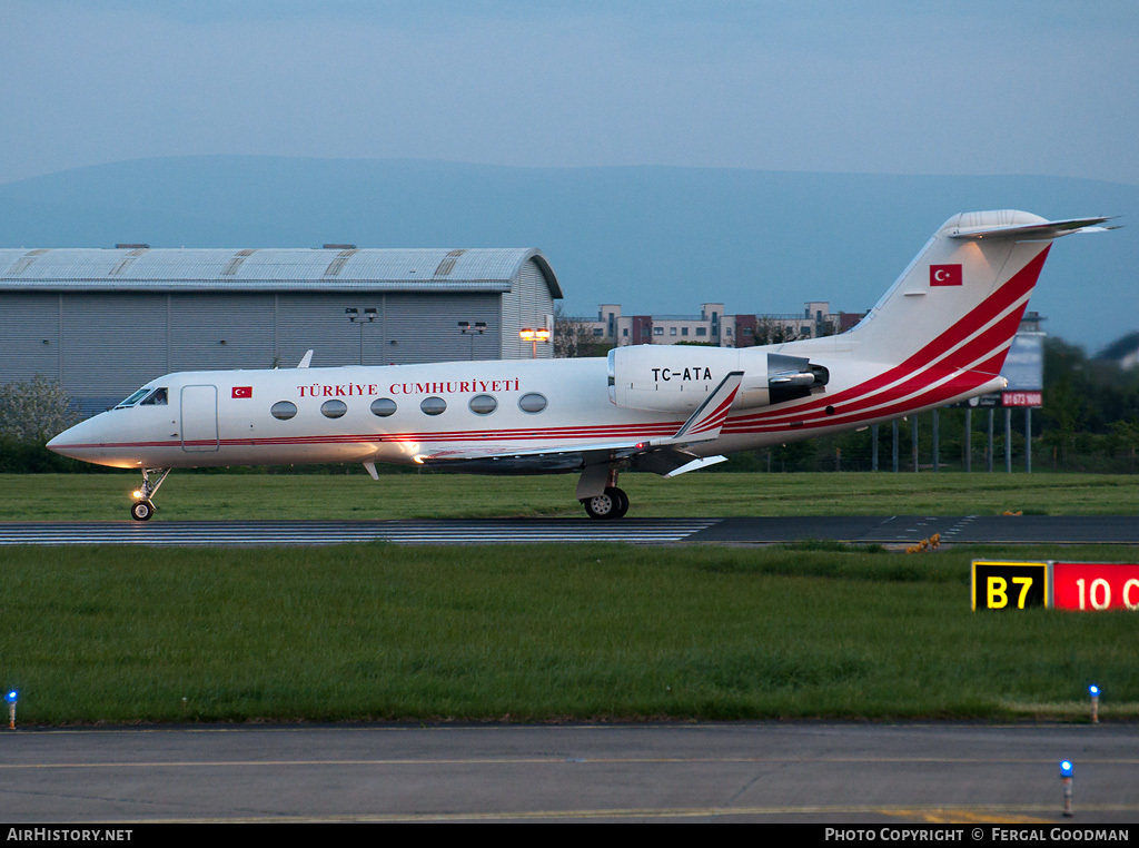 Aircraft Photo of TC-ATA | Gulfstream Aerospace G-IV Gulfstream IV | Turkey Government | AirHistory.net #74229