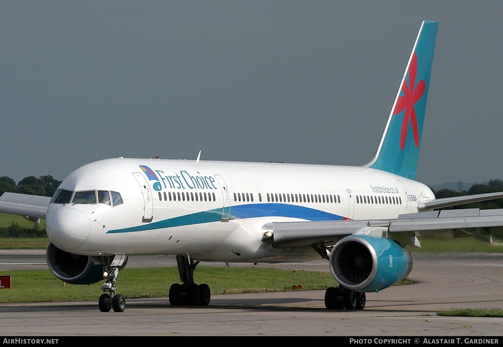 Aircraft Photo of G-OOBA | Boeing 757-28A | First Choice Airways | AirHistory.net #74233