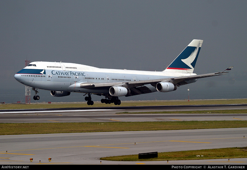 Aircraft Photo of B-HOW | Boeing 747-467 | Cathay Pacific Airways | AirHistory.net #74250