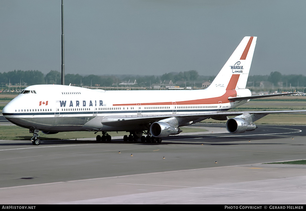 Aircraft Photo of C-FDJC | Boeing 747-1D1 | Wardair Canada | AirHistory.net #74261