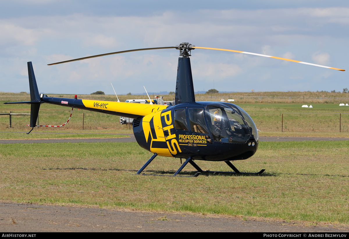 Aircraft Photo of VH-HYC | Robinson R-44 Raven II | PHS - Professional Helicopter Services | AirHistory.net #74262