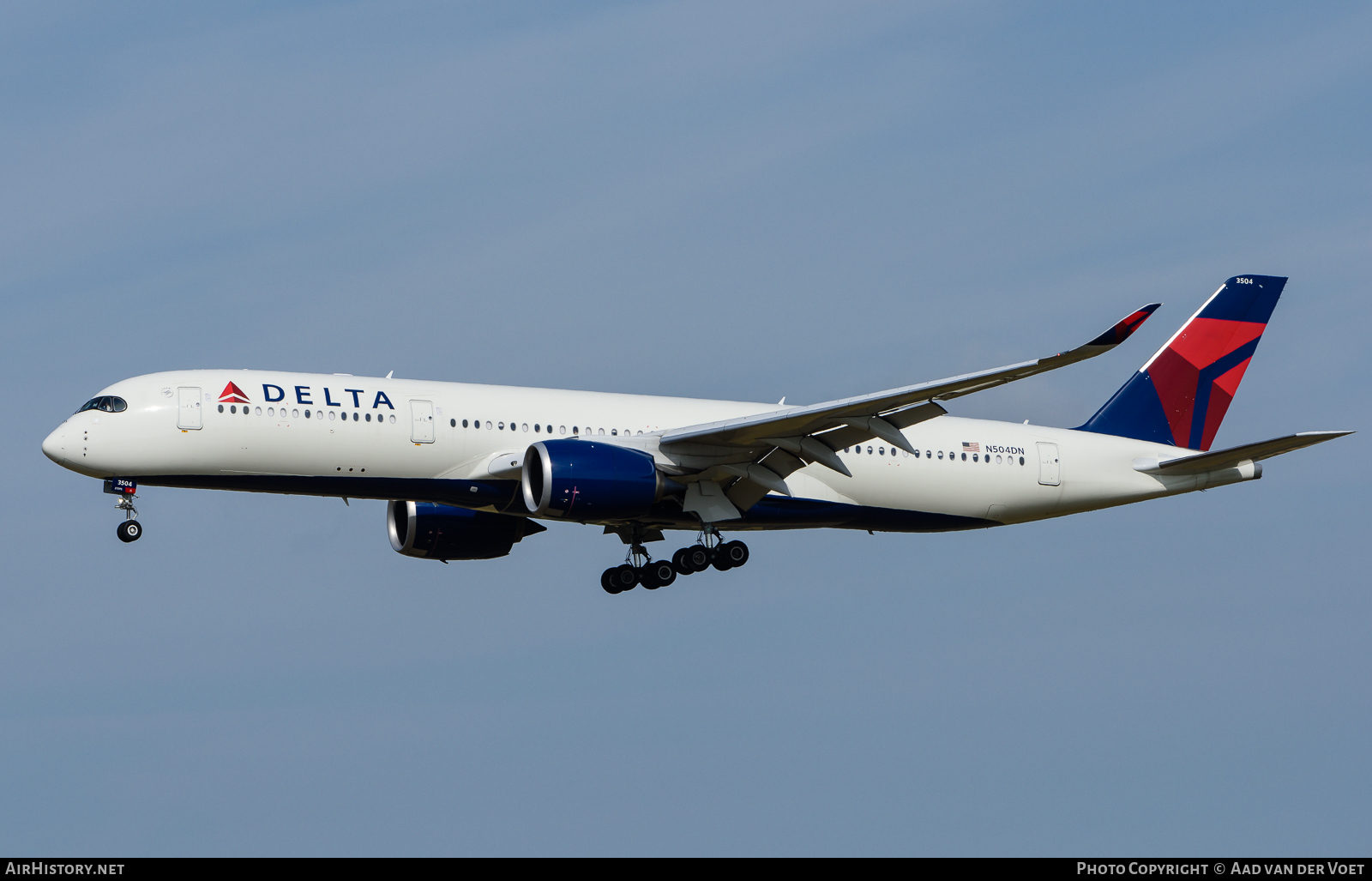 Aircraft Photo of N504DN | Airbus A350-941 | Delta Air Lines | AirHistory.net #74320
