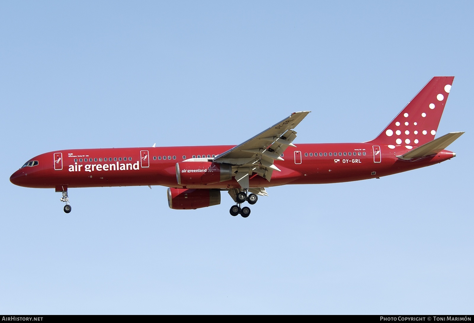 Aircraft Photo of OY-GRL | Boeing 757-236 | Air Greenland | AirHistory.net #74342