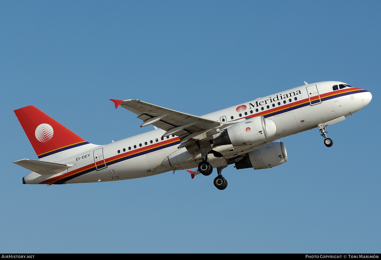 Aircraft Photo of EI-DEY | Airbus A319-112 | Meridiana | AirHistory.net #74353