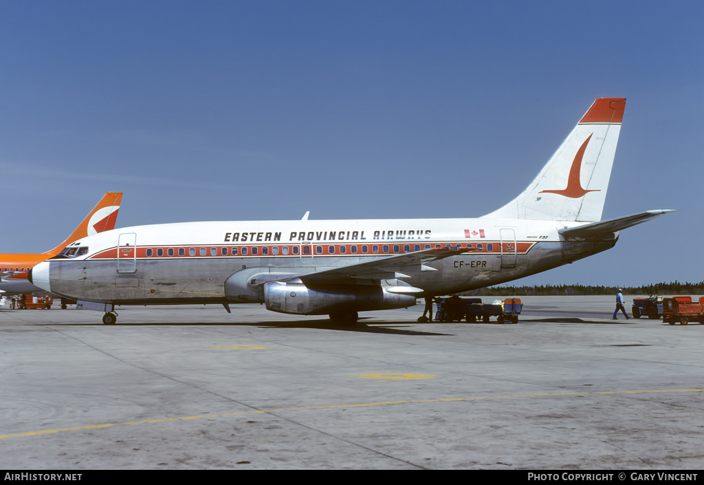 Aircraft Photo of CF-EPR | Boeing 737-2E1 | Eastern Provincial Airways - EPA | AirHistory.net #74381