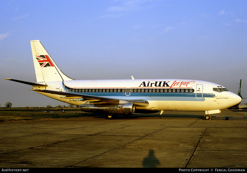 Aircraft Photo of G-BNZT | Boeing 737-2E3/Adv | Air UK Leisure | AirHistory.net #74388