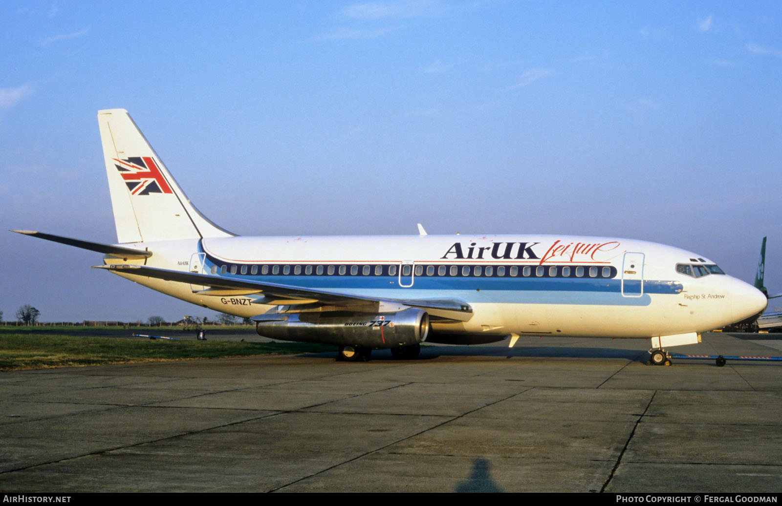 Aircraft Photo of G-BNZT | Boeing 737-2E3/Adv | Air UK Leisure | AirHistory.net #74388