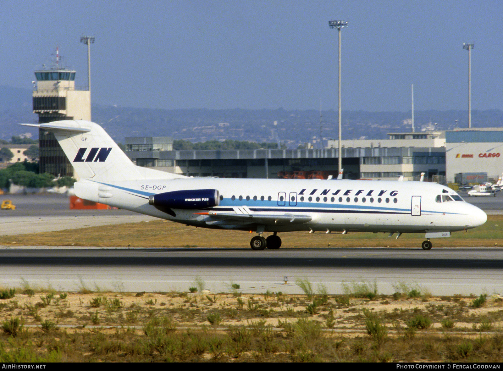 Aircraft Photo of SE-DGP | Fokker F28-4000 Fellowship | Linjeflyg | AirHistory.net #74400