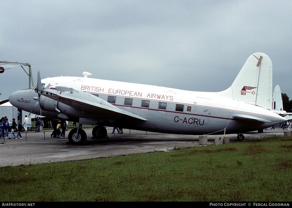 Aircraft Photo of G-AGRU | Vickers 657 Viking 1 | BEA - British European Airways | AirHistory.net #74403