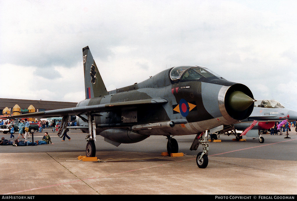Aircraft Photo of XS417 | English Electric Lightning T5 | UK - Air Force | AirHistory.net #74405