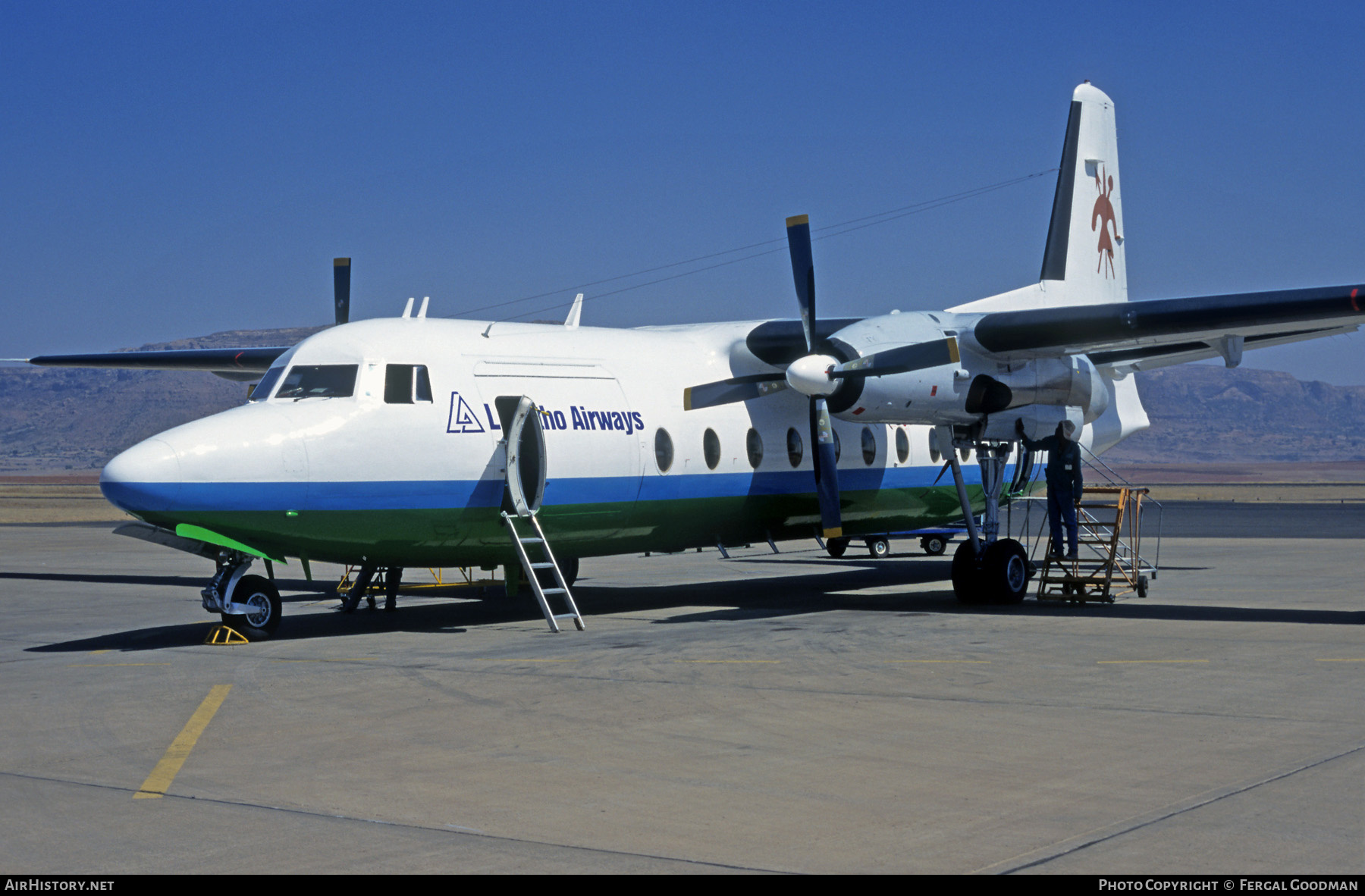 Aircraft Photo of 7P-LAJ | Fokker F27-600 Friendship | Lesotho Airways | AirHistory.net #74415