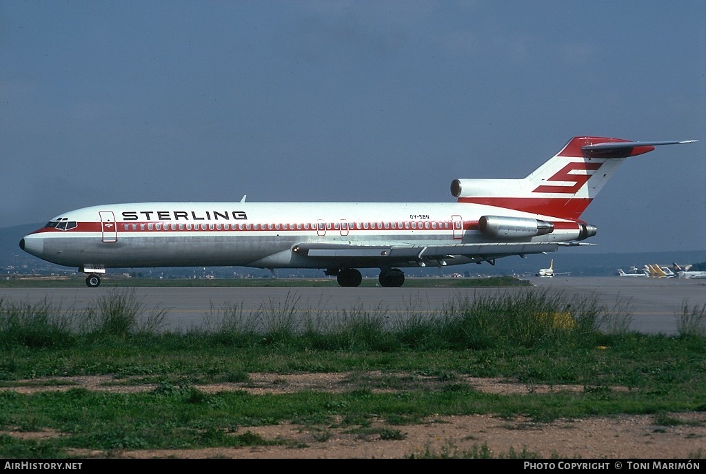 Aircraft Photo of OY-SBN | Boeing 727-2B7/Adv | Sterling Airways | AirHistory.net #74437