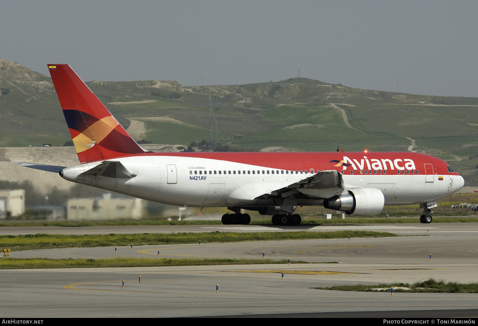 Aircraft Photo of N421AV | Boeing 767-2B1/ER | Avianca | AirHistory.net #74446