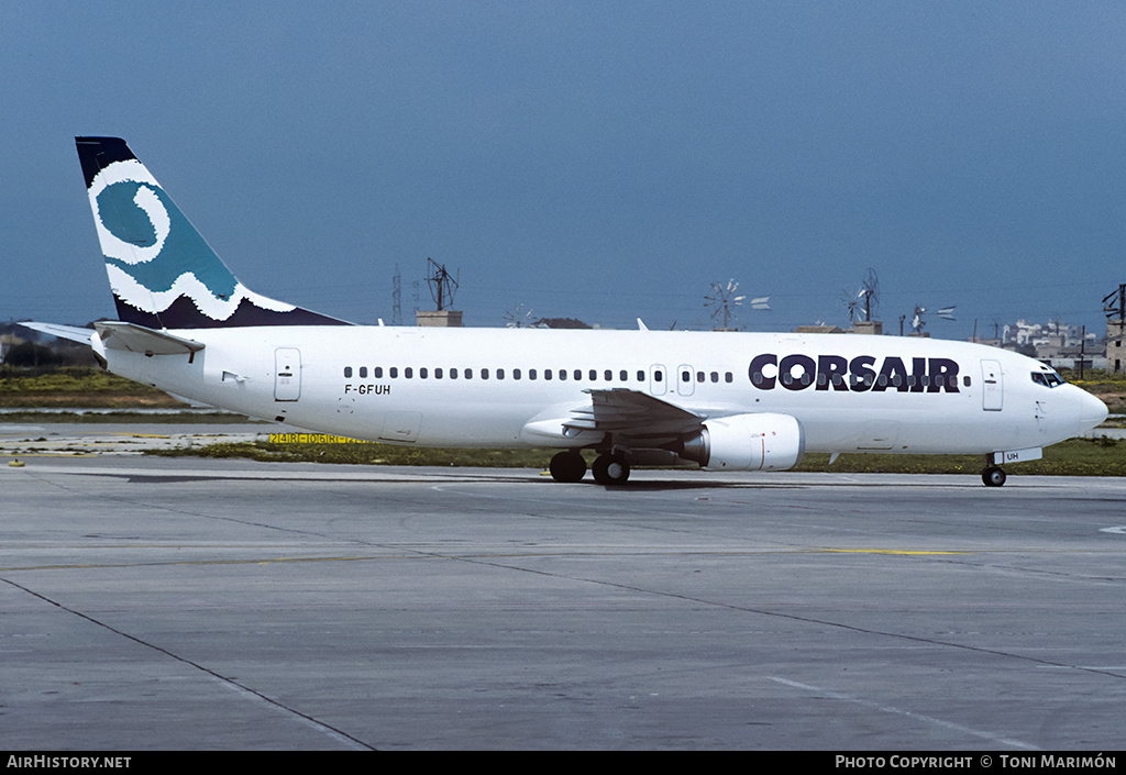 Aircraft Photo of F-GFUH | Boeing 737-4B3 | Corsair | AirHistory.net #74448