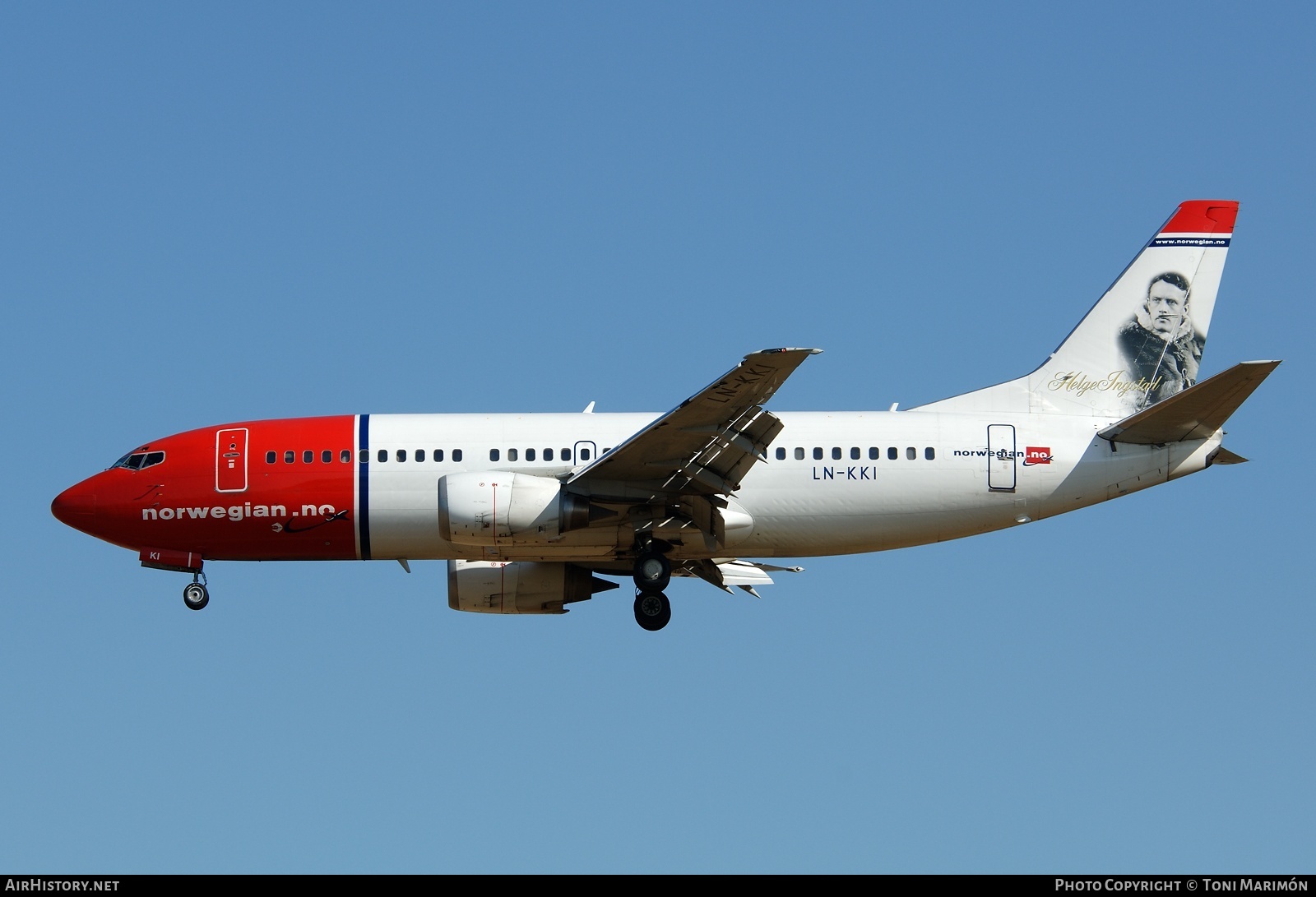 Aircraft Photo of LN-KKI | Boeing 737-3K2 | Norwegian | AirHistory.net #74455