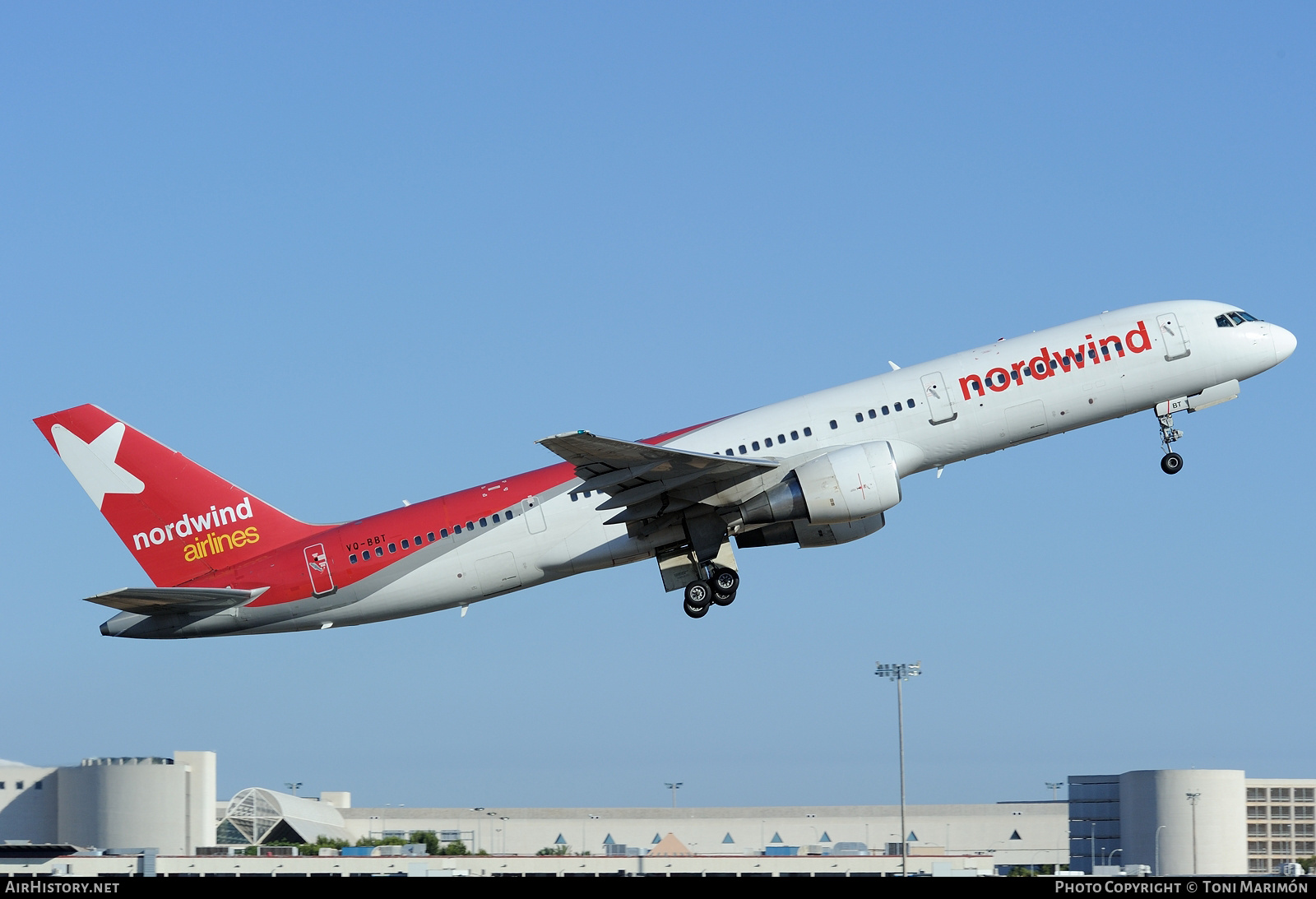 Aircraft Photo of VQ-BBT | Boeing 757-2Q8 | Nordwind Airlines | AirHistory.net #74456