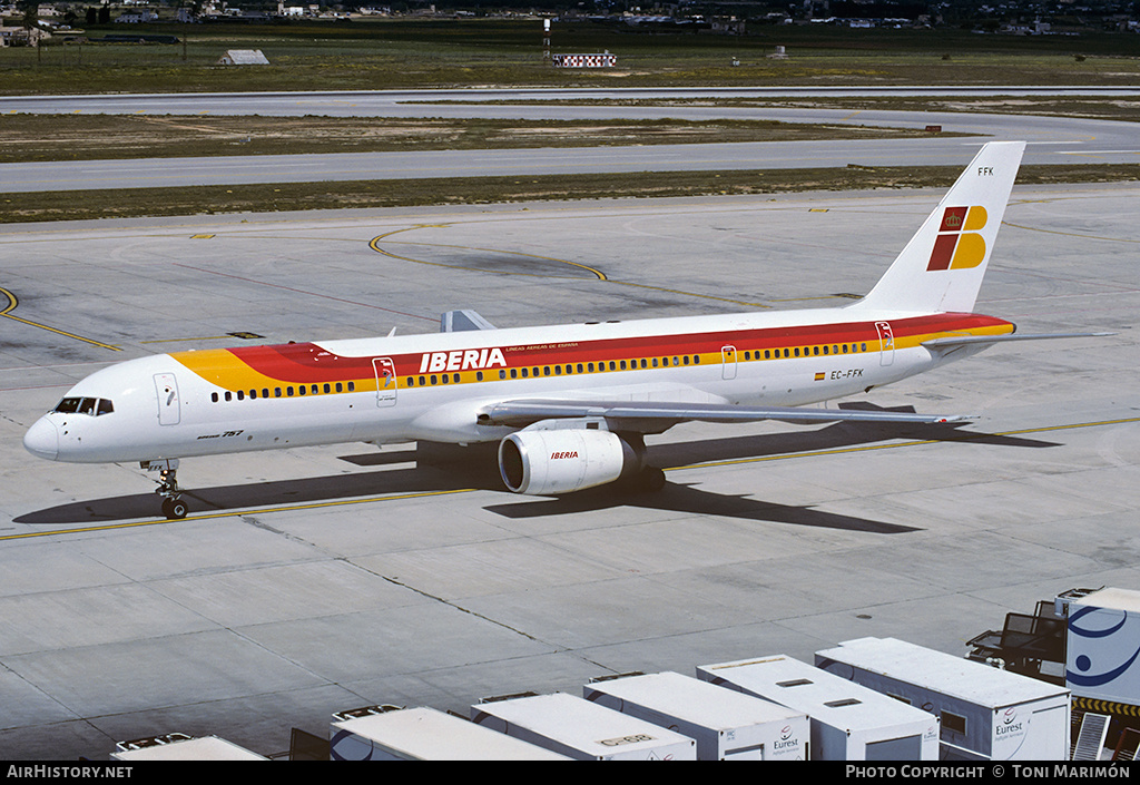 Aircraft Photo of EC-FFK | Boeing 757-236 | Iberia | AirHistory.net #74463