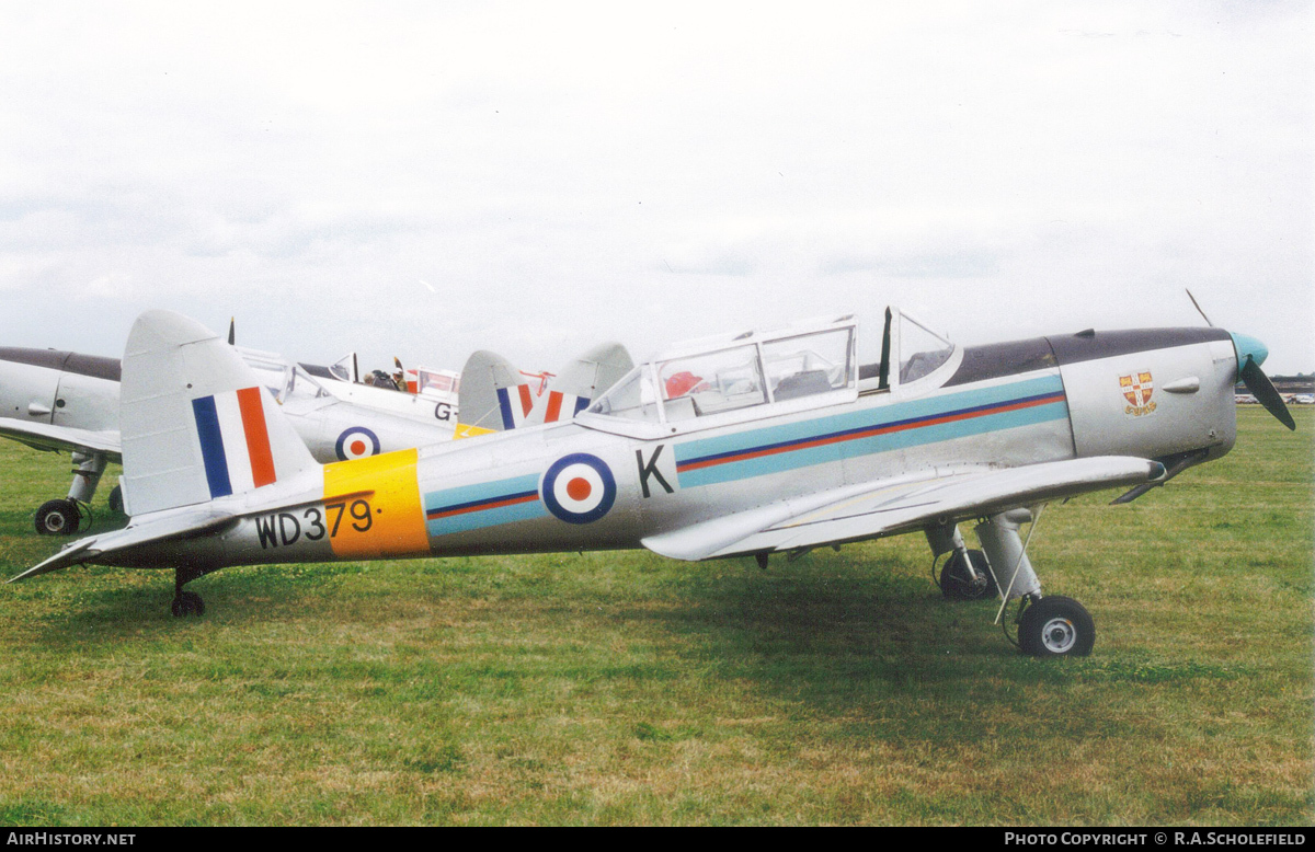 Aircraft Photo of G-APLO / WD379 | De Havilland DHC-1 Chipmunk Mk22A | UK - Air Force | AirHistory.net #74472