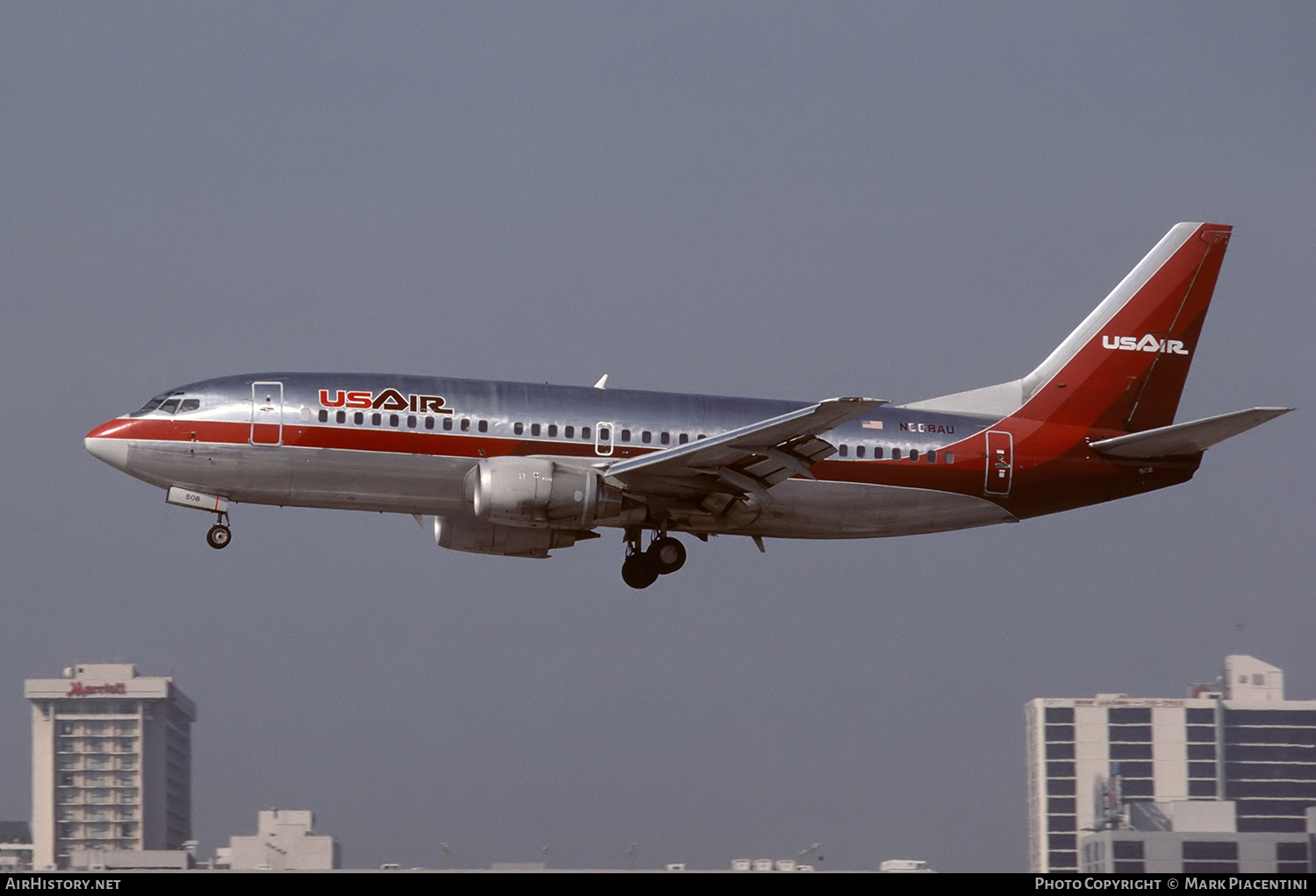 Aircraft Photo of N508AU | Boeing 737-3B7 | USAir | AirHistory.net #74476