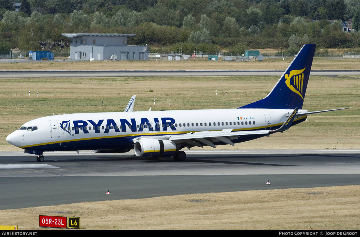 Aircraft Photo of EI-DHO | Boeing 737-8AS | Ryanair | AirHistory.net #74482