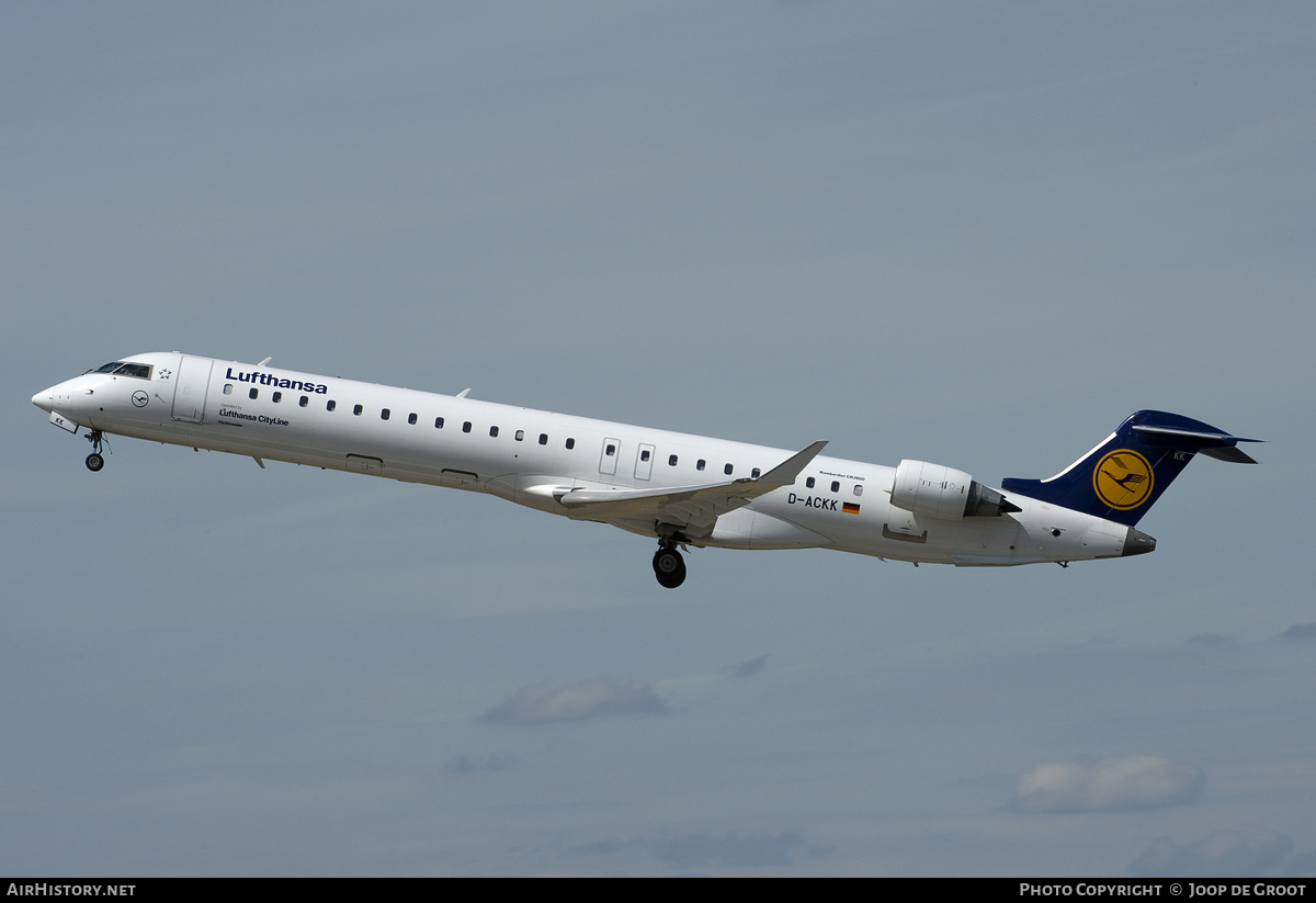 Aircraft Photo of D-ACKK | Bombardier CRJ-900LR (CL-600-2D24) | Lufthansa | AirHistory.net #74485
