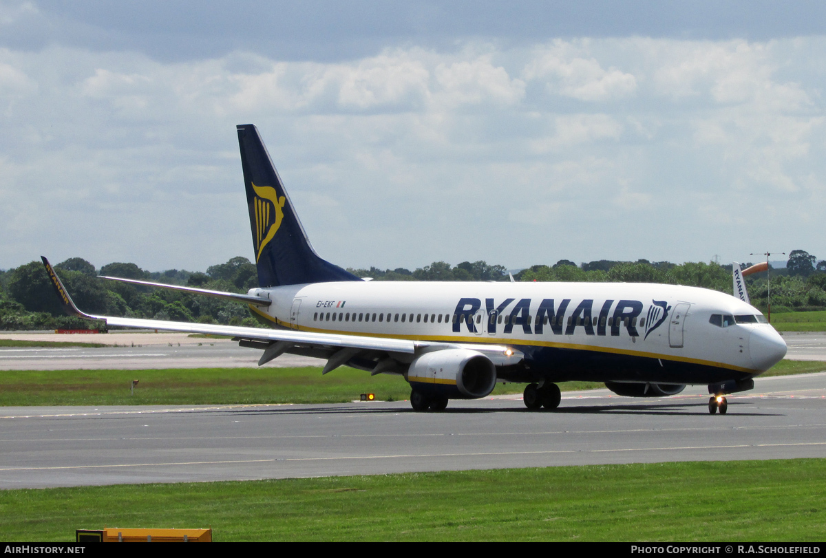 Aircraft Photo of EI-EKF | Boeing 737-8AS | Ryanair | AirHistory.net #74487