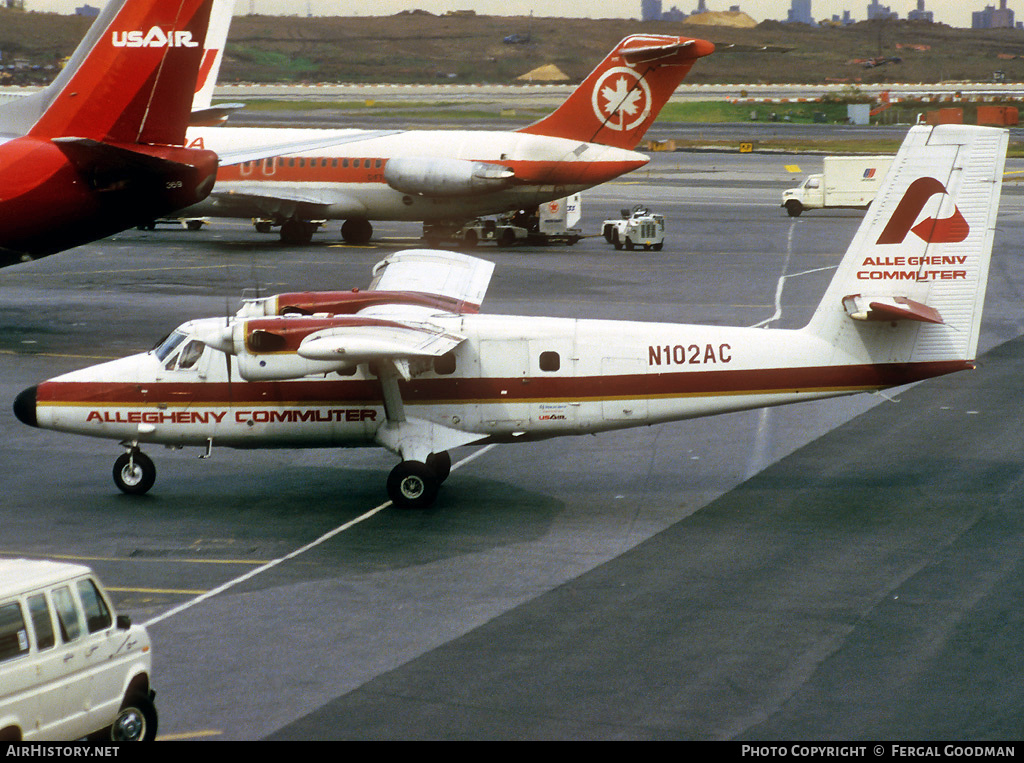 Aircraft Photo of N102AC | De Havilland Canada DHC-6-300 Twin Otter | Allegheny Commuter | AirHistory.net #74491