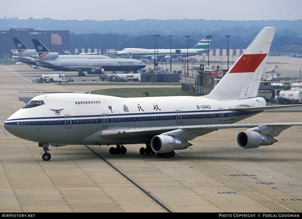 Aircraft Photo of B-2442 | Boeing 747SP-J6 | CAAC - Civil Aviation Administration of China | AirHistory.net #74530