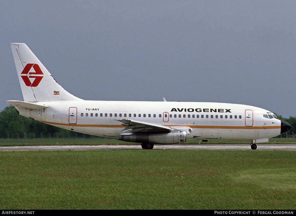 Aircraft Photo of YU-ANY | Boeing 737-281 | Aviogenex | AirHistory.net #74532
