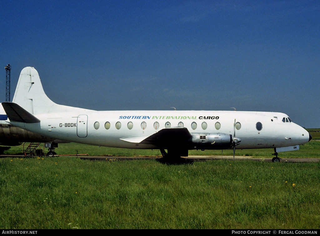 Aircraft Photo of G-BBDK | Vickers 808C Freightmaster | Southern International Cargo | AirHistory.net #74536