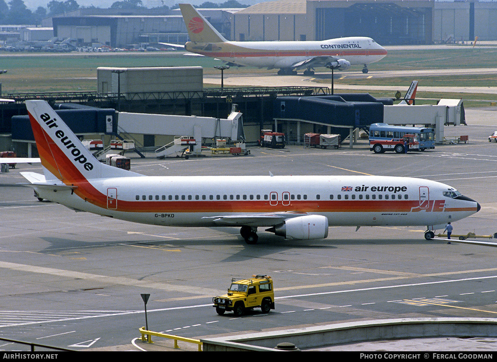 Aircraft Photo of G-BPKD | Boeing 737-4S3 | Air Europe | AirHistory.net #74543