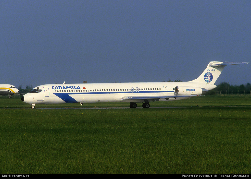 Aircraft Photo of EC-ECO | McDonnell Douglas MD-83 (DC-9-83) | Canafrica Transportes Aereos - CTA España | AirHistory.net #74552