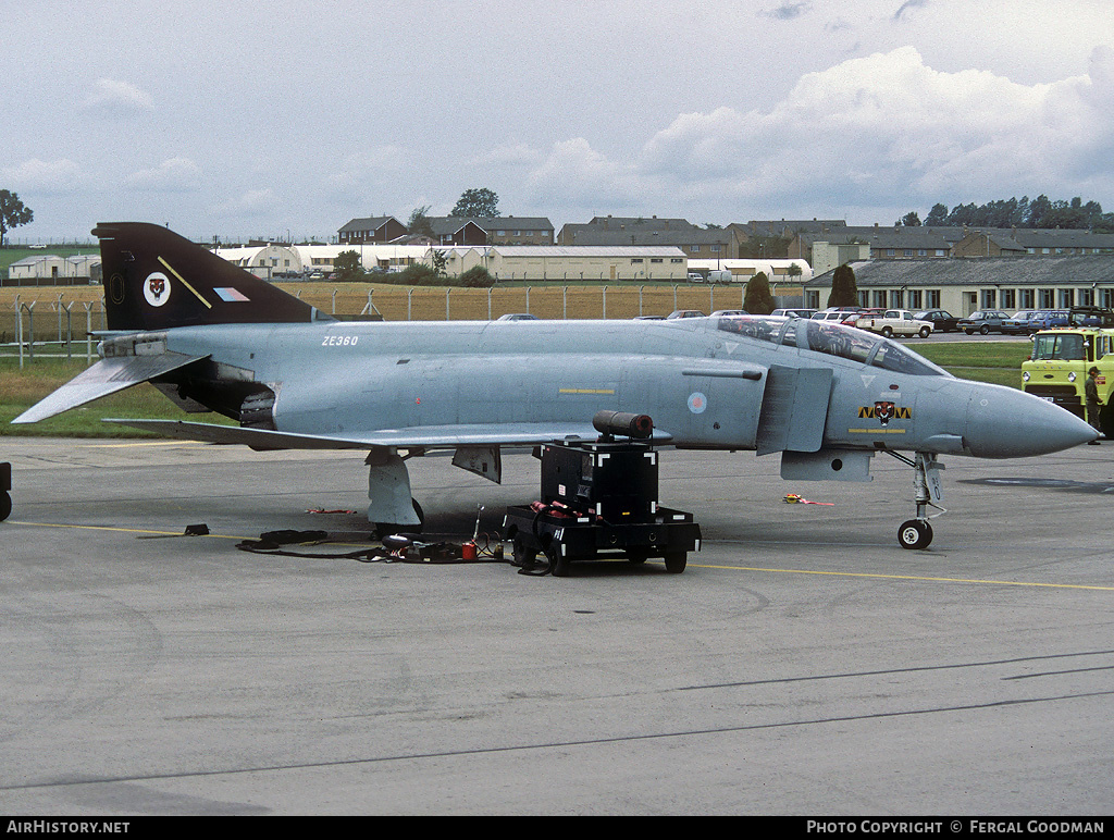 Aircraft Photo of ZE360 | McDonnell Douglas F-4J(UK) Phantom | UK - Air Force | AirHistory.net #74554