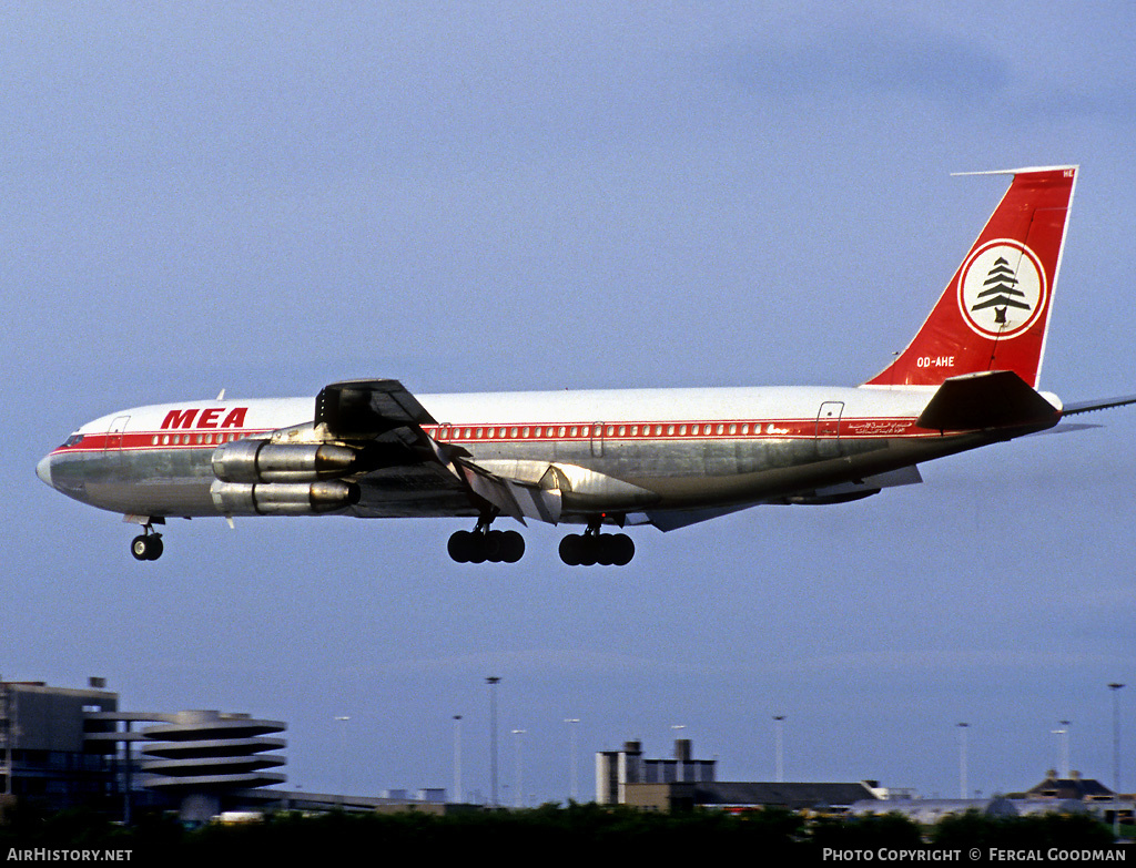Aircraft Photo of OD-AHE | Boeing 707-323C | MEA - Middle East Airlines | AirHistory.net #74577