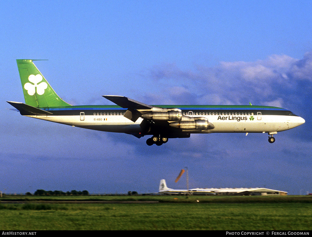 Aircraft Photo of EI-ASO | Boeing 707-349C | Aer Lingus | AirHistory.net #74588