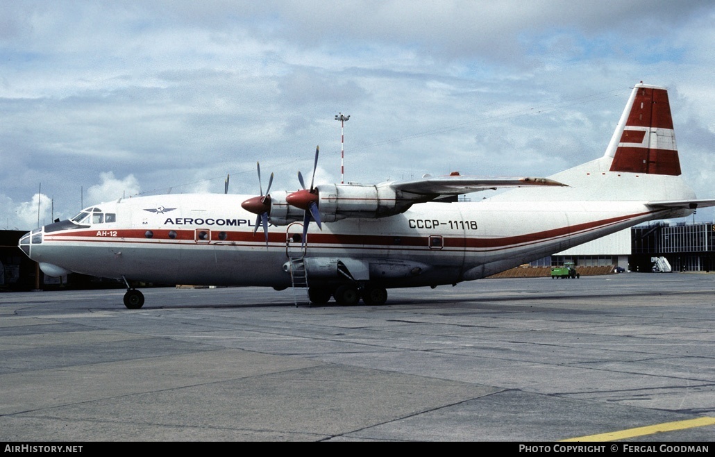 Aircraft Photo of CCCP-11118 | Antonov An-12B | Aerocomplex | AirHistory.net #74612