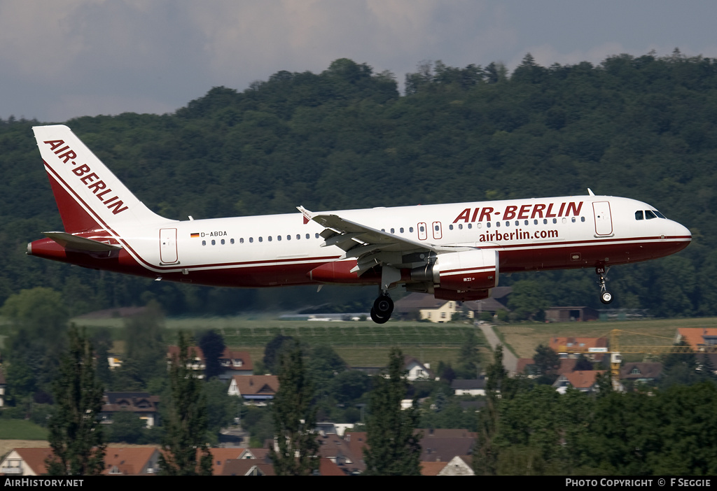 Aircraft Photo of D-ABDA | Airbus A320-214 | Air Berlin | AirHistory.net #74632