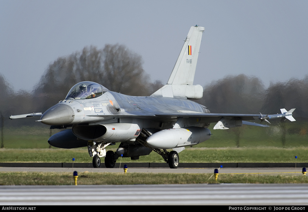 Aircraft Photo of FA-118 | General Dynamics F-16AM Fighting Falcon | Belgium - Air Force | AirHistory.net #74633