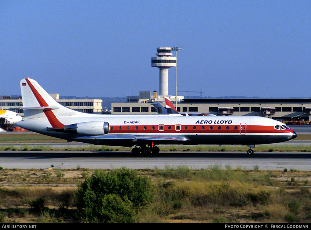 Aircraft Photo of D-ABAK | Sud SE-210 Caravelle 10B1R | Aero Lloyd | AirHistory.net #74641